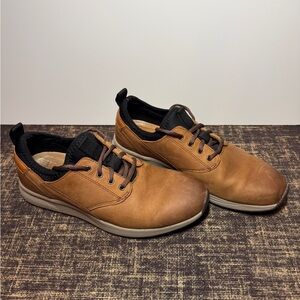 Johnston & Murphy Brown Leather Sneakers